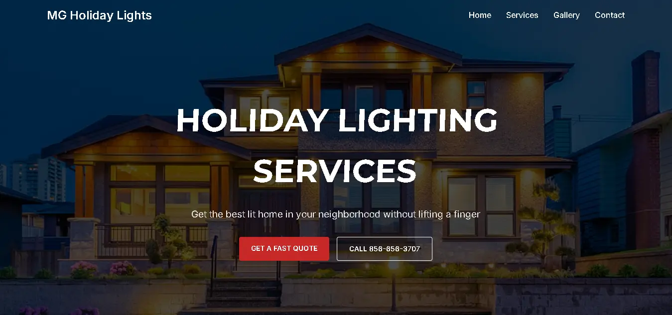 Light Installation Website